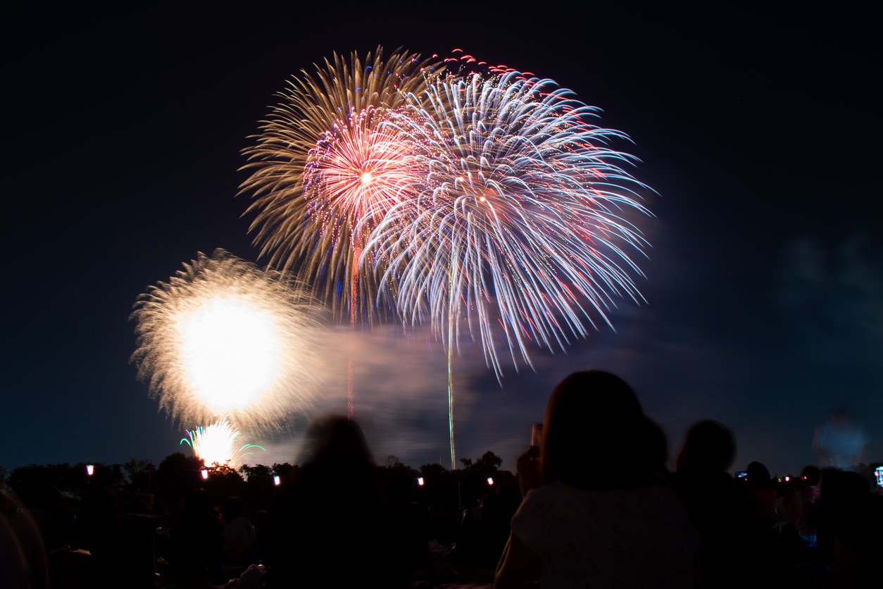 This is a picture of beautiful fireworks