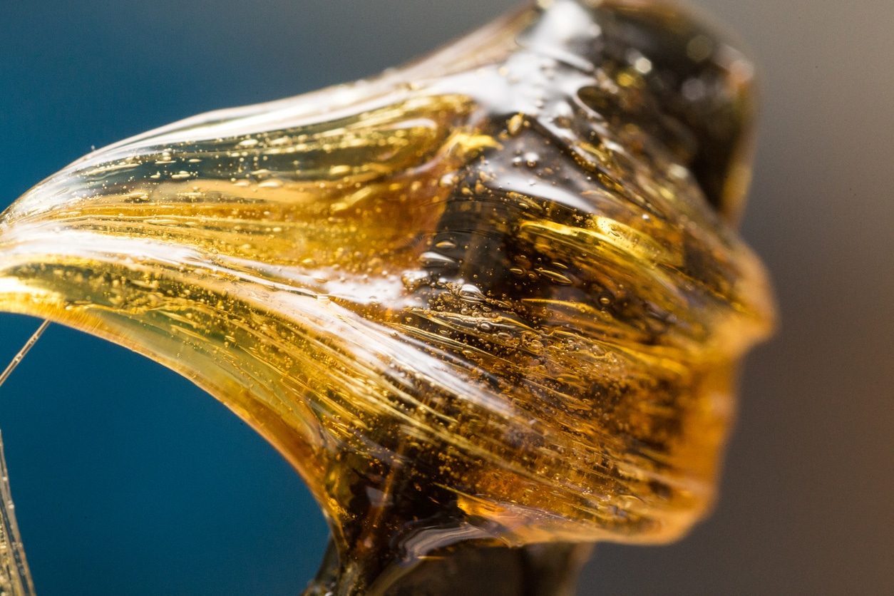 live resin or shatter cannabis concentrates