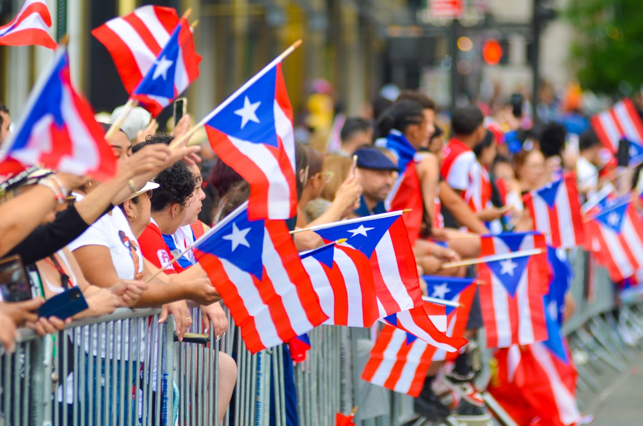 Thousands of participants gathered along Fifth Avenue in New York City during the National Puerto Rican Day Parade on June 9, 2024.