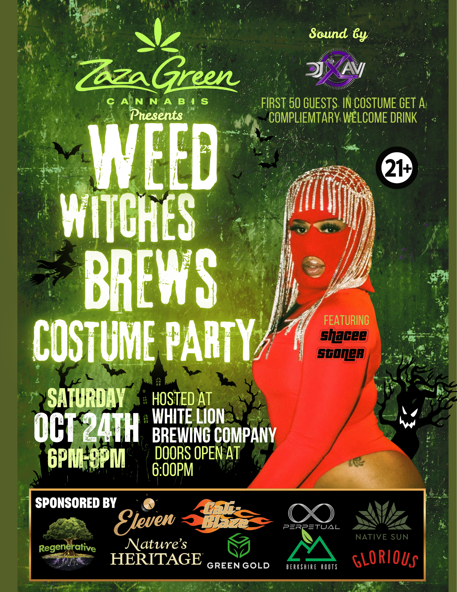 WEED WITCHES (Invitation) (Flyers (Portrait))